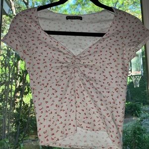Brandy Gina Top Rose Pattern